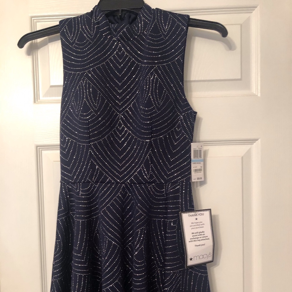 Navy Cocktail Dress